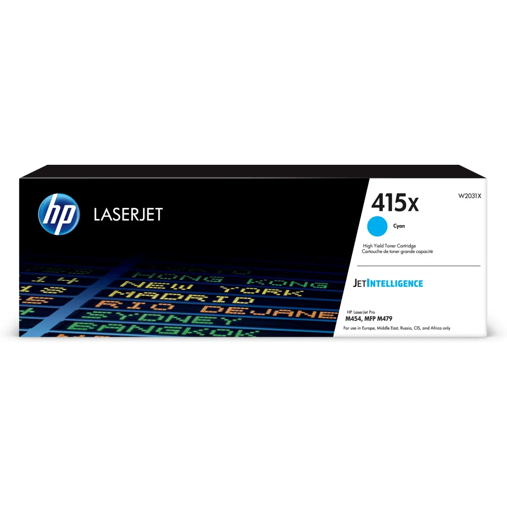 Toner HP LaserJet 415X Cyan Hp - 1