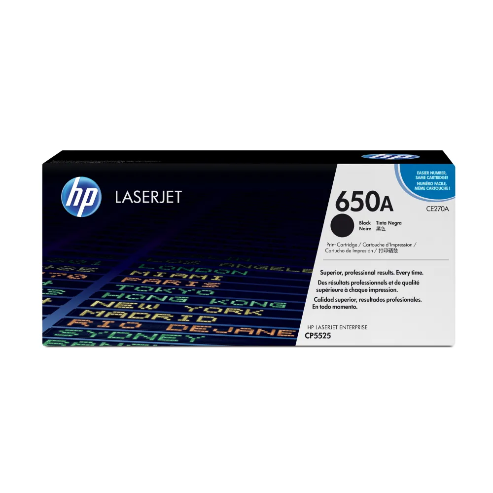 Toner HP LaserJet  650A Black Hp - 1
