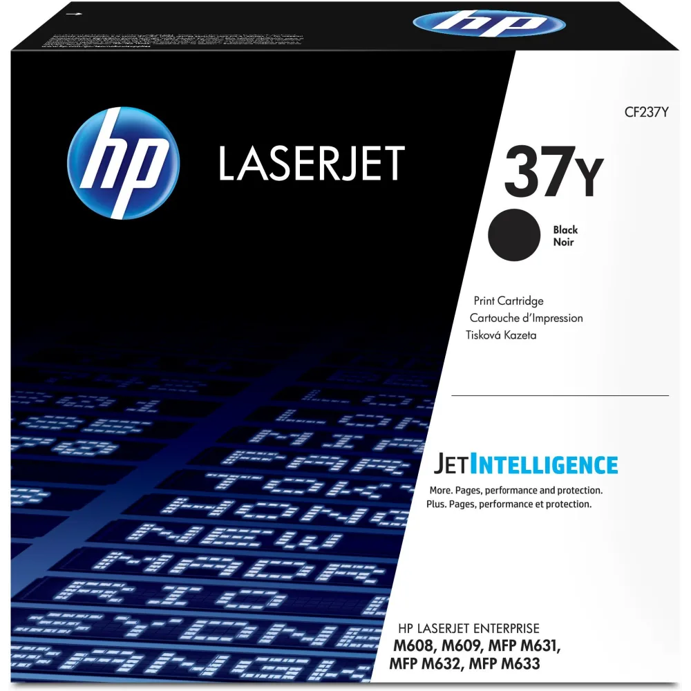 Toner HP LaserJet  37Y Black Hp - 1