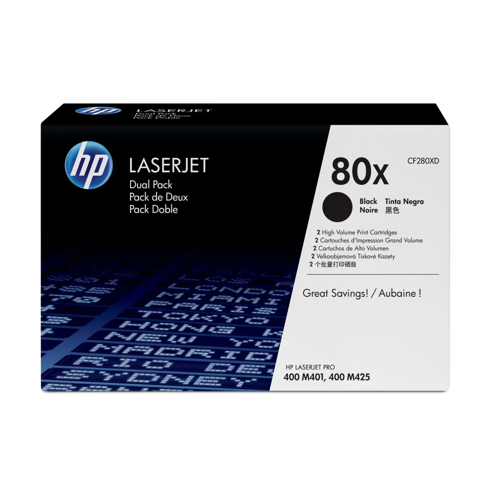 Toner HP 80X  Dual-Pack Black Hp - 1