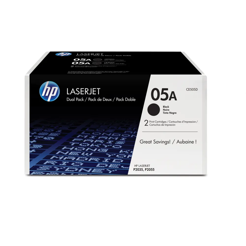 Toner HP 05A  Dual Pack  Black Hp - 1