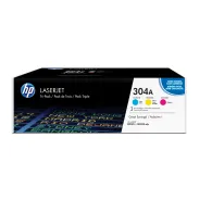 Toner HP 304A  Tri-Pack  Color C/ M/ Y Hp - 1