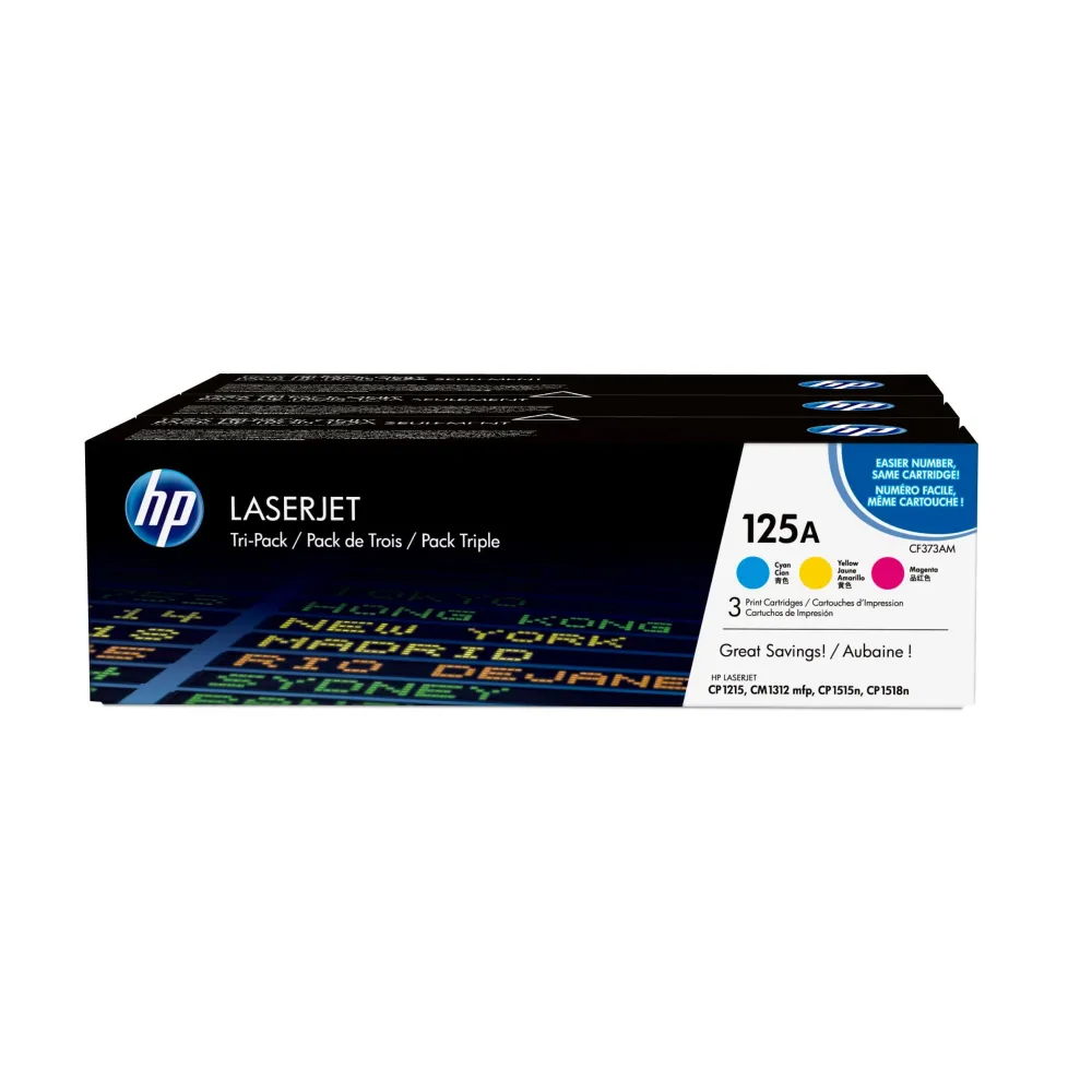 Toner HP 125A  Tri-Pack C/ M/ Yellow Hp - 1
