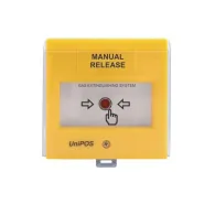 Manual release button fd3050ybutton for manual activation of the extinguishing Unipos - 1