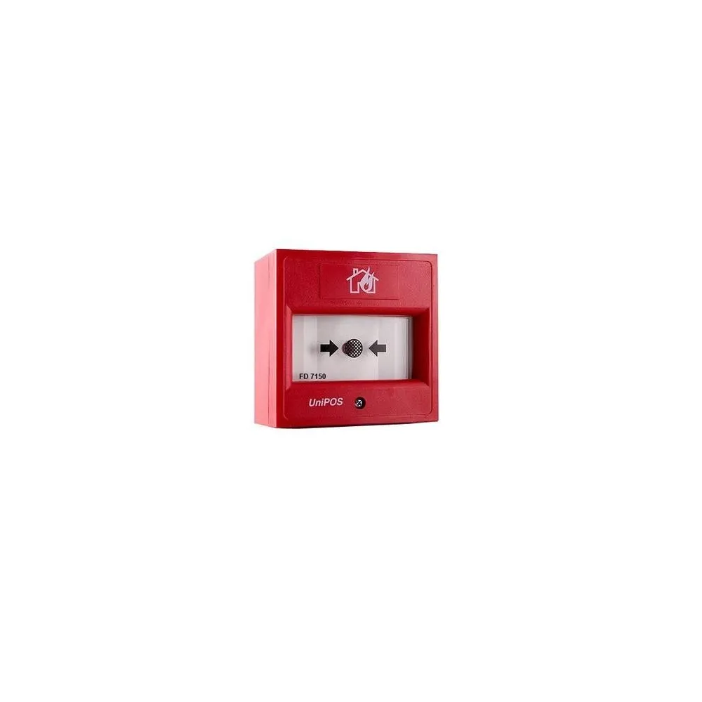 Buton de incendiu adresabil de interior fd7150-re element activare din Unipos - 1