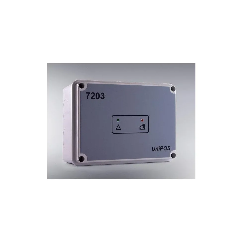Input-output device with two isolators included fd7203:- 3 inputs- 6 Unipos - 1