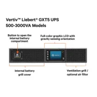Vertiv Liebert GXT5 Conversie dublă (online) 1,5 kVA 1500 W 8 ieșire(i) AC Vertiv - 11