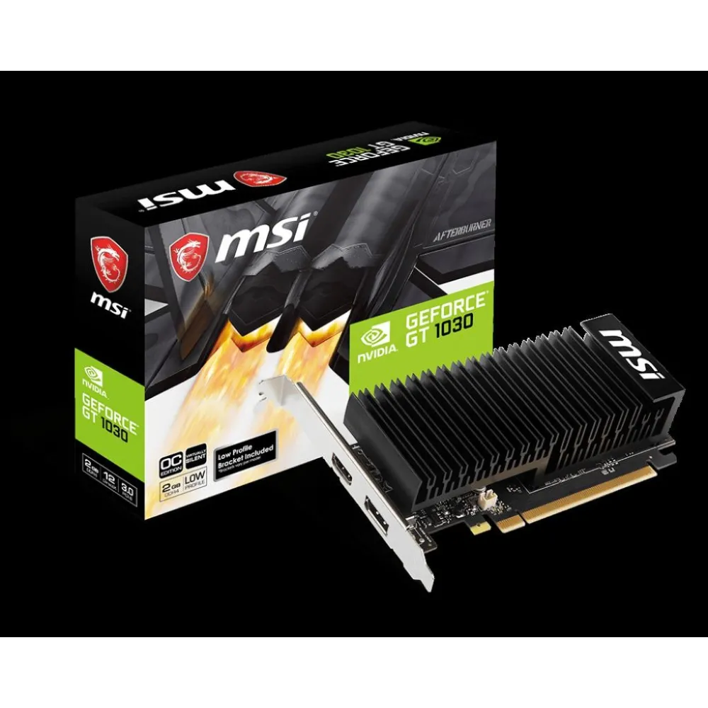 Placa video MSI nVidia GeForce GT 1030 2GH  DDR4 64 bit Msi - 1