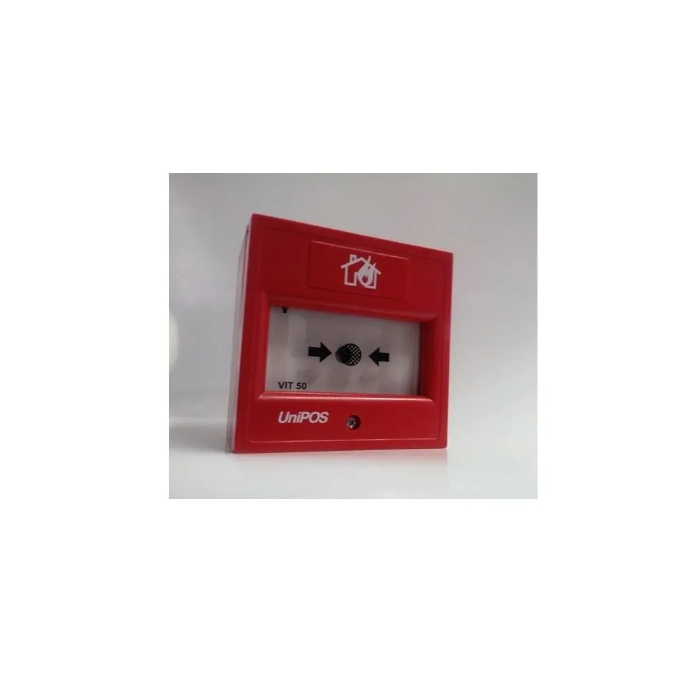 Wireless manual call point with re-enable glass (battery included)vit50 Unipos - 1