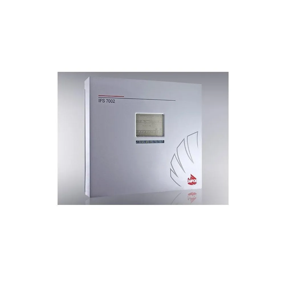 Iteractive addressable fire alarm panel ifs7002-2:- two signal loop 250addresses Unipos - 1