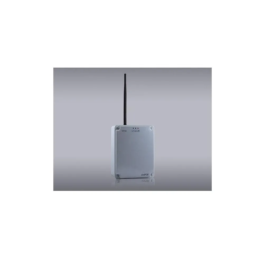 Wireless addressable router vit02:- performs the functions of a repeater Unipos - 1