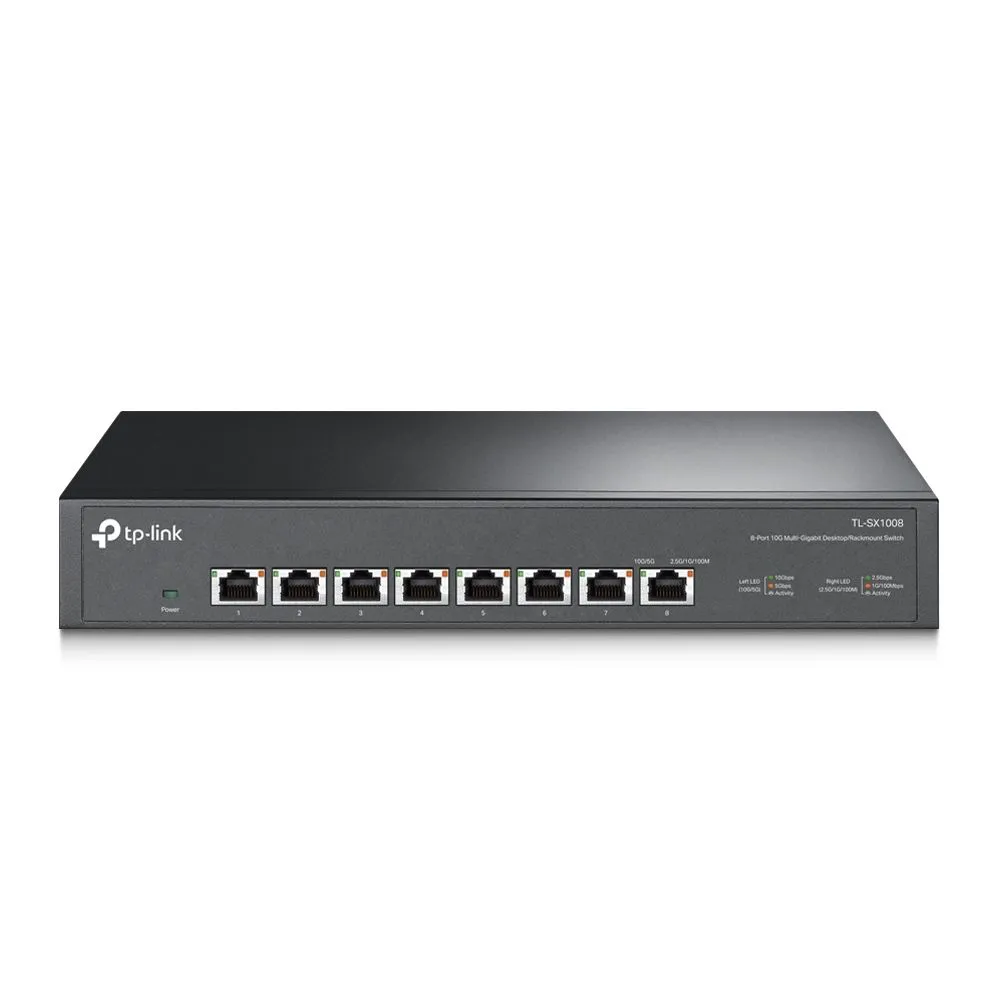 TP-LINK TL-SX1008 switch-uri Fara management 10G Ethernet (100/1000/10000) Negru Tp-link - 1