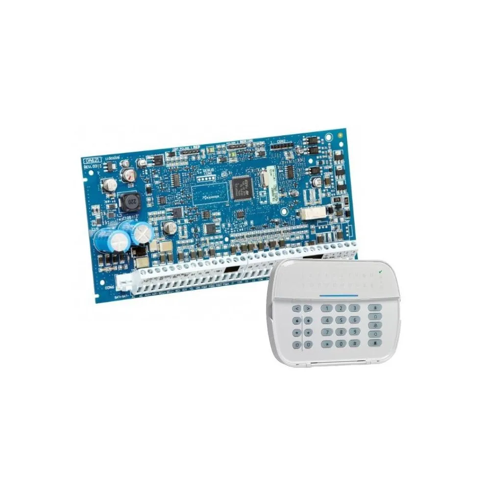 Centrala 6 zone dsc neo-2016led extensibila la 16 zone cablate Dsc - 1