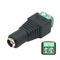 Conector de alimentare (mama) 12v cu surub 5.5*2.1mm ln-ct01g pachet Other - 1