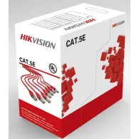Cablu u/utp cat. 5e hikvision ds-1ln5e-s 4x24awg material cupru integral Hikvision - 1