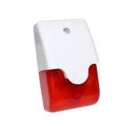 Sirena piezo cu flash rosu interior carcasa alba nd-si53. Other - 1