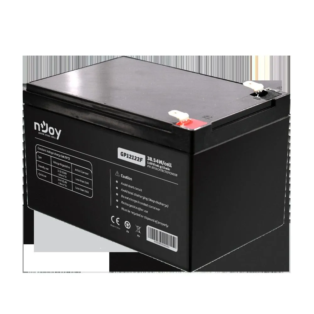 Acumulator njoy gp12122f 12v 38.54w/cell evaluat la 1.65v/cell @ 15 Njoy - 1