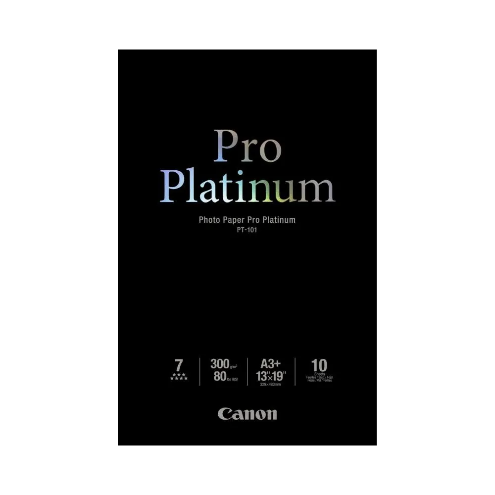 Hartie foto canon pt-101 a3+ dimensiune a3+ 10 coli tip Canon - 1