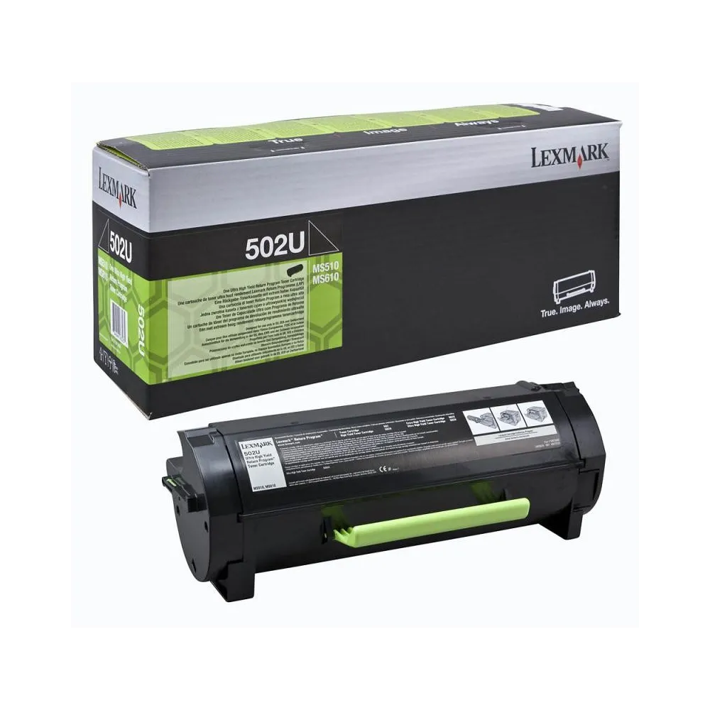 Toner lexmark 50f2u00 black 20 k ms510dn  ms510dtn with 3year Lexmark - 1