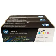 Toner HP 305A Tripe Pack C/ M/ Y Hp - 1