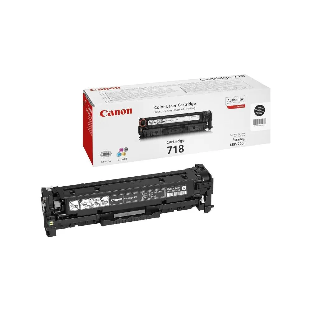 Toner Canon CRG-718B Black Canon - 1