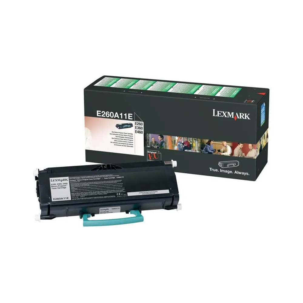 Toner Lexmark E260A11E Black Lexmark - 1