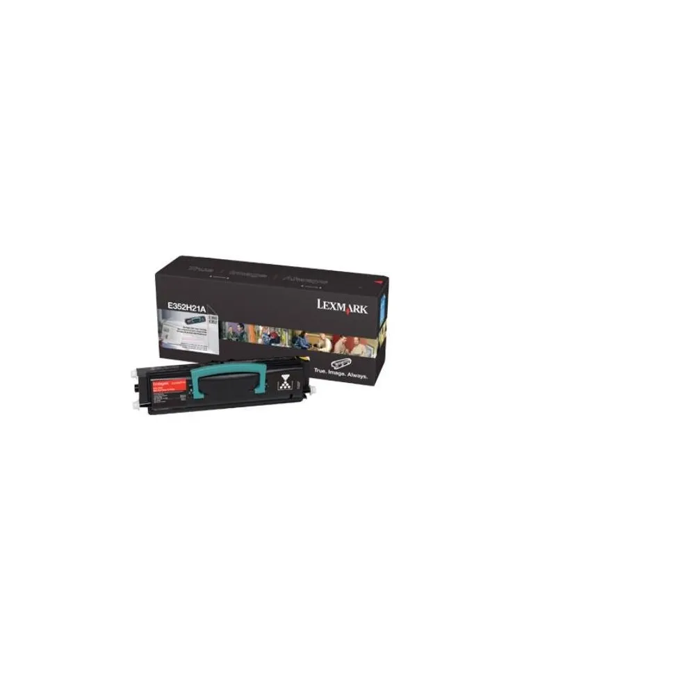Toner lexmark e352h21e black 9 k e350d  e352dn. Lexmark - 1