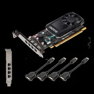 Placa video pny nvidia quadro p1000 dvi cuda cores: 640 Pny - 1