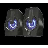 Boxe stereo trust gemi rgb 2.0 speaker set - black Trust - 1