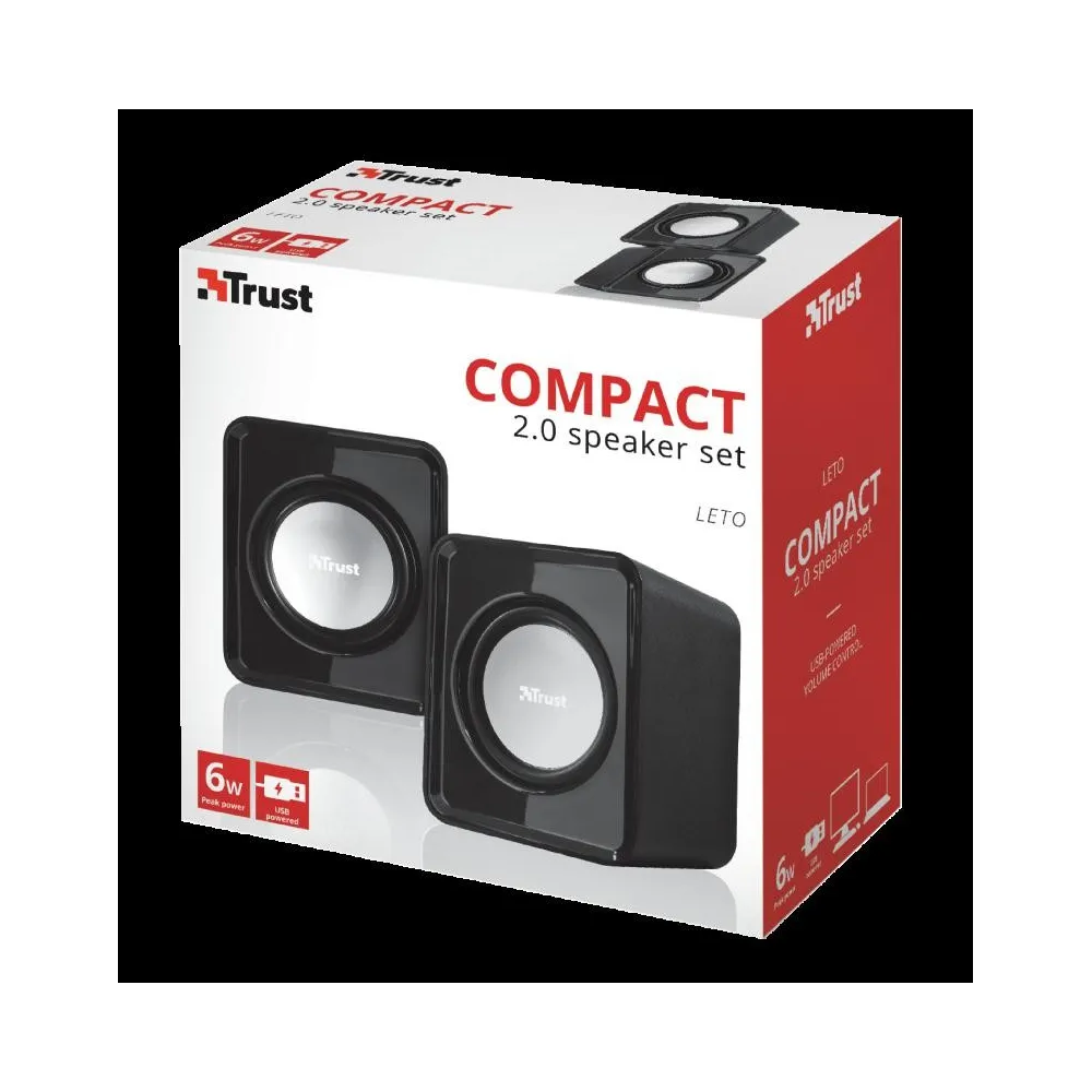 Boxe stereo trust leto compact 2.0 speaker set  specifications general Trust - 1