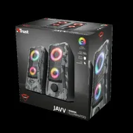 Boxe stereo gxt 606 javv rgb-illuminated 2.0 speaker set  specifications Trust - 1