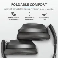 Casti trust action eaze bluetooth wireless over-ear headphones  specifications general Trust - 1