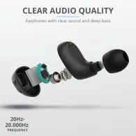 Casti cu microfon trust nika compact bluetooth earphones  specifications general Trust - 1