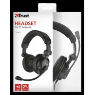 Casti cu microfon trust como headset for pc and laptop Trust - 1