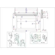 Ecran proiectie electric perete/tavan 299 x 168 cm home cinema Elitescreens - 1