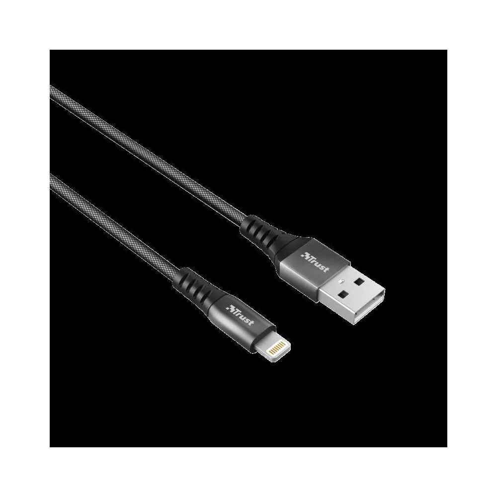 Cablu incarcare trust keyla extra-strong usb to lightning cable 1m Trust - 1