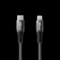 Cablu incarcare trust keyla extra-strong usb-c to lightning cable 1m Trust - 1