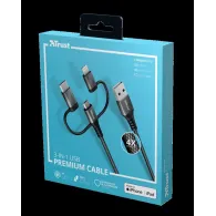Cablu incarcare trust keyla extra-strong 3-in-1 usb cable 1m  specifications Trust - 1