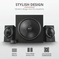 Sistem audio trust yuri 2.1 speaker set  specifications general height Trust - 1