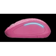 Mouse trust yvi fx pc sau nb wireless 2.4ghz optic 1600 dpi butoane/scroll 4/1 iluminare buton selectare viteza roz tr-22336 (in