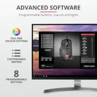 Mouse trust gxt 940 xidon gaming cu fir usb optic 10000 dpi butoane/scroll 8/1 iluminare butoane programabile buton selectare vi