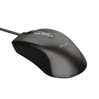 Mouse trust carve pc sau nb cu fir usb optic 1200 dpi butoane/scroll 3/1  negru tr-23733 (include tv 0.18lei) Trust - 1