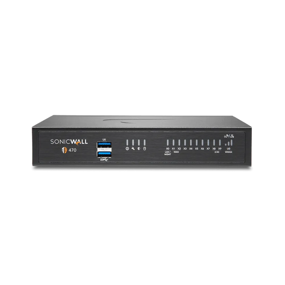 Firewall sonicwall model tz470 8xgbe 2xusb 3.0 firewall throughput 3.5gbps Sonic wall - 1