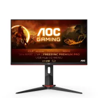 AOC 24G2SU/BK monitoare LCD 60,5 cm (23.8") 1920 x 1080 Pixel Full HD Negru, Roşu Aoc - 1