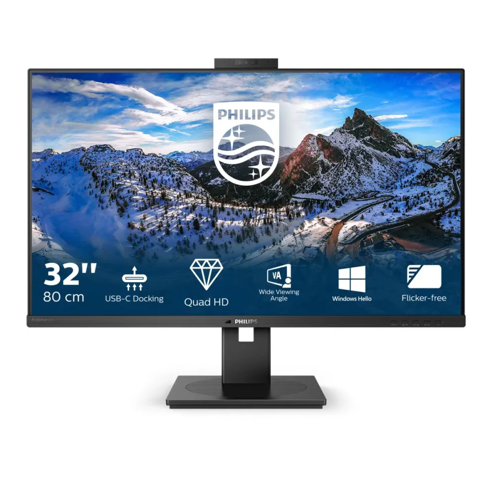 Philips P Line 326P1H/00 LED display 80 cm (31.5") 2560 x 1440 Pixel Quad HD Negru Philips - 1