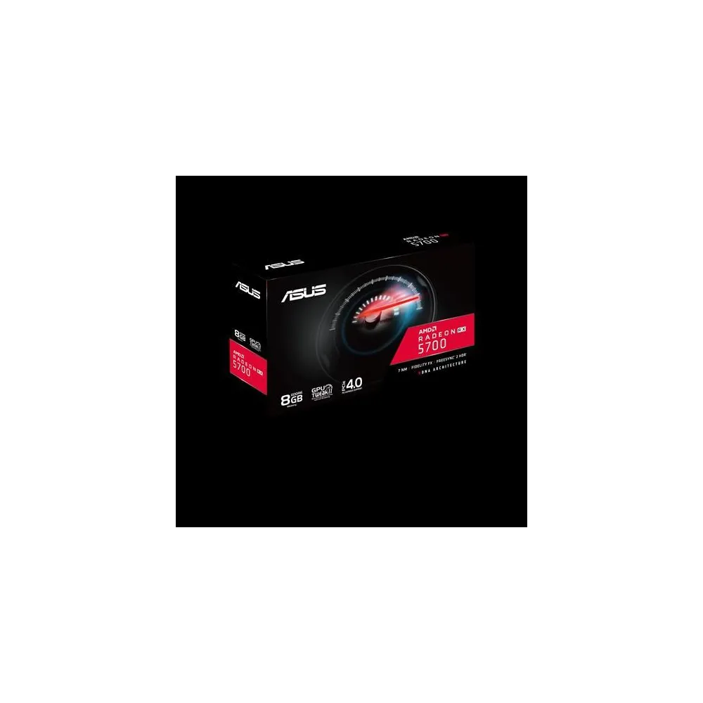 Placa video asus amd radeon rx5700 cuda cores 2304 engine Asus - 1