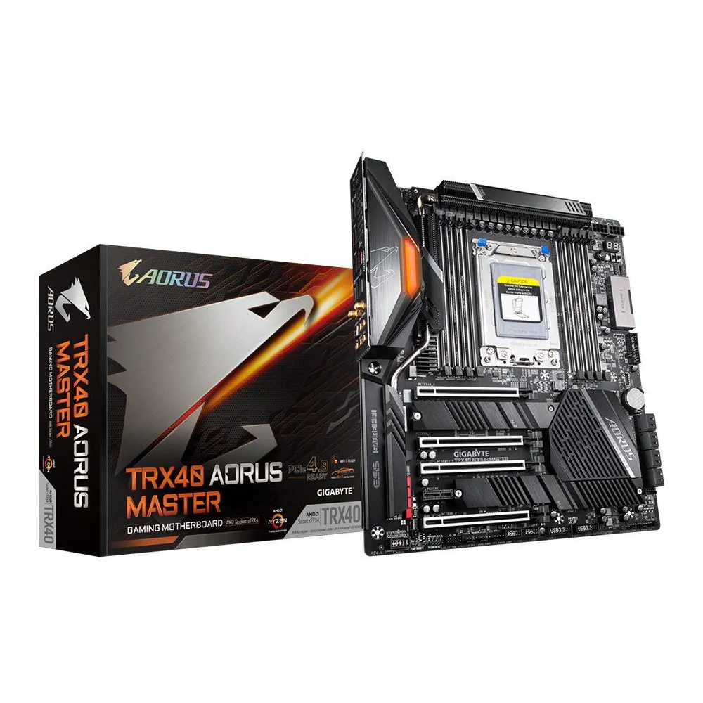 Gigabyte main board desktop amd aorus master trx4 (8xddr4 realtek Gigabyte - 1