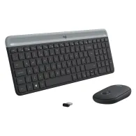Logitech Slim Wireless Keyboard and Mouse Combo MK470 tastaturi USB QWERTY Englez Grafit Logitech - 5