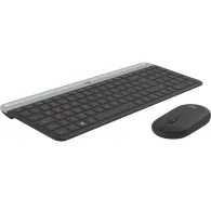 Logitech Slim Wireless Keyboard and Mouse Combo MK470 tastaturi USB QWERTY Englez Grafit Logitech - 6