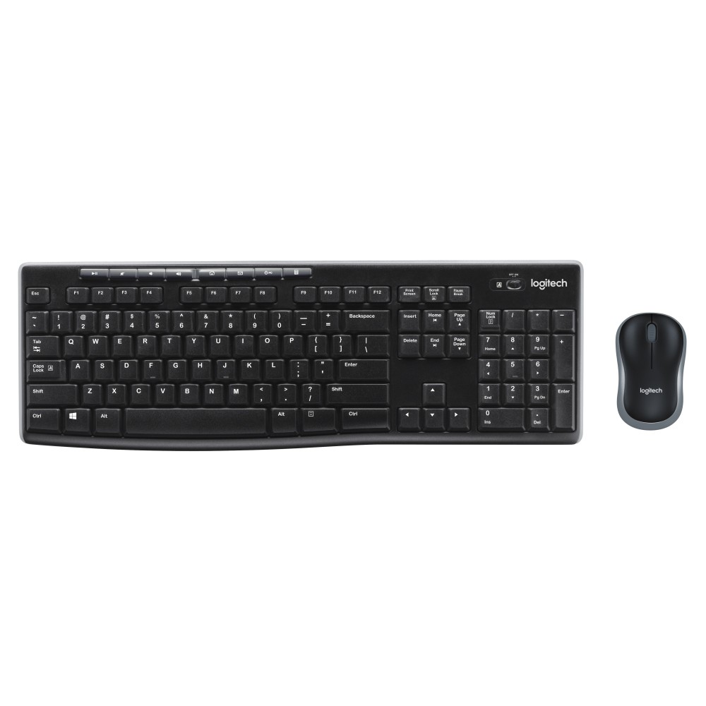 Logitech Wireless Combo MK270 tastaturi USB QWERTY Englez Negru Logitech - 1